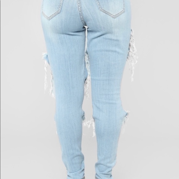 Fashion Nova Distressed Jeans - Picture 7 of 11